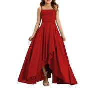 Mjjsk Robe de Demoiselle d'honneur à Manches volantées pour Fille - Robe de Princesse pour Concours de beauté, fête d'anniversaire - Robe de Bal Formelle pour Enfants