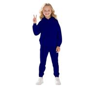 Mjjsk Survêtement complet pour enfants filles et garçons - Tenue surdimensionnée - Pull à capuche décontracté - Pantalon de survêtement tendance
