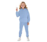 Mjjsk Survêtement complet pour enfants filles et garçons - Tenue surdimensionnée - Pull à capuche décontracté - Pantalon de survêtement tendance