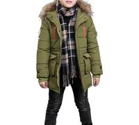 Mjjsk Veste en duvet pour garçons, doudoune rembourrée chaude pour enfant, manteau d'hiver décontracté pour l'extérieur, parka pour enfants, veste matelassée, épaississement, confort, combinaison de