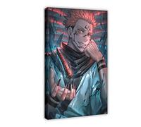 MJKO Poster Jujutsu Kaisen Ryomen Sukuna sur toile pour décoration de chambre à coucher, paysage sportif, décoration de bureau, chambre, cadeau, 30 x 45 cm