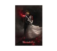 MJKO Vision Scarlet Witch Love Poster sur toile pour chambre à coucher, paysage sportif, bureau, chambre, cadeau sans cadre, 30 x 45 cm