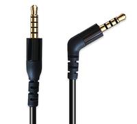 MJKOR Câble audio de rechange compatible avec casque de jeu SteelSeries Arctis Nova 7, Arctis Nova Pro (câble audio, noir)