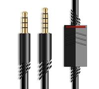 MJKOR Câble de rechange pour Astro A40 - Fonction muette - Audio Aux Gaming - Compatible avec les casques Astro A40 (2 m, TPE)