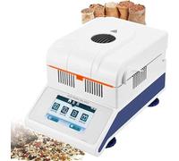 MJMLUCK Analyseur d'humidité de Laboratoire 50 g/0,001 g, humidimètre Rapide avec écran Tactile numérique, contrôle de température 60-160 °C, pour poudres, Herbes, thé, Viande et Aliments