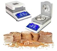 MJMLUCK Analyseur d'humidité halogène à écran Tactile, Lampe halogène Haute efficacité pour Un Chauffage Uniforme, 2 Modes de séchage, Fonctionnement Intelligent pour l'analyse du Caoutchouc, du thé