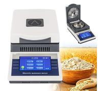 MJMLUCK Analyseur d'humidité Rapide pour Laboratoire, testeur halogène pour Poudre, Herbes, thé, Viande, Aliments, avec Ports USB RS232 (110 g/1 MG)