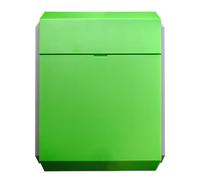 MJMLUCK Boîte aux Lettres Murale verrouillable en Plastique pour Usage Domestique, Grande Taille XX cm, Ouverture à 150°, Design Vert