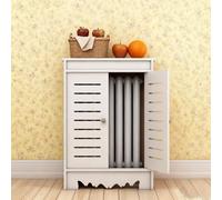 MJMLUCK Cache-radiateur à 2 Portes, Meuble Moderne pour poêle à Bois, idéal pour la Maison, la Salle de Bain et Le Salon, Blanc, 50 x 80 x 20 cm (Blanc 60 x 70 x 20 cm)