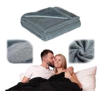MJMLUCK Couverture d'amour imperméable, imperméable Coton à Double Flanelle Coton Coton Coton pour Le lit Double, Couverture de Chien imperméable Multifonctionnel Protecteur (Gray M(40 * 57 in))