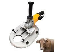 MJMLUCK Écorneur électrique pour bovins, 3,35 Pouces de diamètre, exfoliateur Portable pour bétail, 220 V, 8 500 TR/Min, Machine de découpe de Cornes de Vache, scie pour bovins, Vaches Adultes