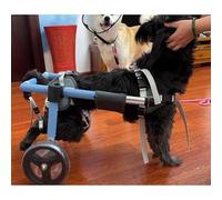 MJMLUCK Fauteuil roulant réglable pour pattes arrière pour chien - Attelle de jambe arrière pour arthrite déchirée et paralysie de l'Acl - Support de hanche pour chien (taille M) (taille XS)