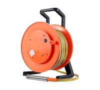 MJMLUCK Indicateur de Niveau d'eau à Ruban d'acier - Appareil Portable de Mesure de la Profondeur des eaux souterraines avec Alarme sonore et visuelle, Outil de Surveillance des puits, des forages e