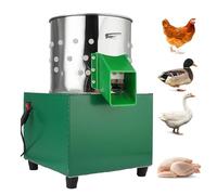 MJMLUCK Petite plumeuse de Poulets, plumeuse de volailles en Acier Inoxydable, plumeuse Automatique de Plumes de Poulet et de Dinde, équipement avec 88 Doigts Souples