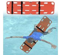 MJMLUCK Planche Dorsale Aquatique Pliable pour Piscine publique, Planche Dorsale Flottante pour Colonne vertébrale, Planche Dorsale de Sauvetage en Plastique (2 Plis)