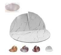 MJMLUCK Plateau de Table Rond Pliable 47 po x 70 po sans Pieds, rallonge de Plateau de Remplacement, Plateau de Table de Restauration, Banquet, fête, Grand Plateau de Table en Bois, Pliable en