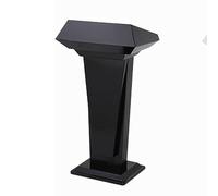 MJMLUCK Pupitre de présentation, pupitre de présentation de 3,85 Pieds, pupitre de Parole en Fer, pupitre Debout, pupitre Portable pour églises, conférences, Discours, Mariages, salles de