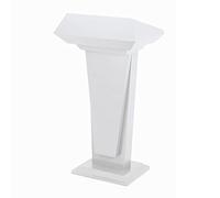 MJMLUCK Pupitre de présentation, pupitre de présentation de 3,85 Pieds, pupitre de Parole en Fer, pupitre Debout, pupitre Portable pour églises, conférences, Discours, Mariages, salles de