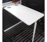 MJMLUCK Table Murale Pliante pour Camping-Car, Table de Pique-Nique Pliante en Aluminium pour Camping-Car, Table de dînette avec évier intégré et Support en Tube d'acier, pour Camping-Car, Bure