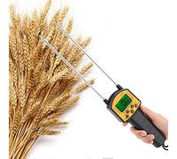 MJMLUCK Testeur d'humidité du Foin, analyseur de Grains numérique LCD Multifonctionnel, humidimètre numérique, Haute précision avec réglage d'alarme et indicateur de Batterie, Disponible pour maïs,