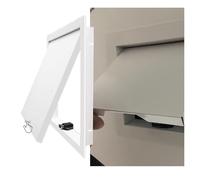 MJMLUCK Trappe d'inspection Blanche avec Ouverture par clic, volet d'inspection Mural et de Plafond, boîte de Gaine de Service métallique (Une Couleur 26 x 34 Pouces / 660 x 860 mm)
