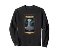 Mjollnir Marteau de Dieu Thor Tarot païen Sweatshirt