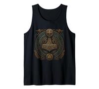 Mjolnir Marteau de Thor Runes Mythologie Valhalla Viking Débardeur