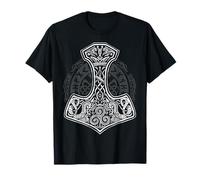 Mjolnir Marteau de Thor Runes Mythologie Valhalla Viking T-Shirt