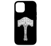 Mjolnir/Marteau Nordique de Thor/Marteau du Tonnerre de Thor Coque pour iPhone 12/12 Pro