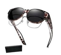 MJOYIS Heureusement, Les Nouvelles Lunettes De Soleil œil De Chat Rondes Tendance Avec Protection Uv400 De Thefortunately 2025(White/Grey)