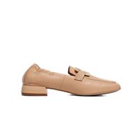 Mjus - Mocassins en cuir avec bride dorée - Femme - Chaussures - Brun - Taille: 40 EU