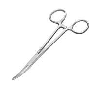 MJW Professionnel Incurvé Pince Hémostatique Fabriqué en Acier Inoxydable Utilisé comme Toilettage d'animaux et Chien Cheveux d'oreille Pince à Epiler - Pince à Enlever Les Hameçons