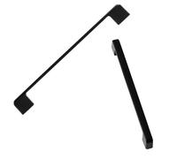 MJYDKBZ Noir Poignées de Meubles Entraxe 192mm,Poignée Cuisine Solide Aluminium | Surface Pulvérisée Poignées en Arc Distance de trou: 96-960 mm 2 Pièces Poignée Armoire 192mm/7.6in