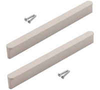 MJYDKBZ Poignée de Meuble Cuisine Beige Moderne, Lot de 2 Poignée Tiroir Alliage d'Aluminium | Anodisé, Poignee d'Armoire Entraxe: 96-960mm Poignee Porte Poignées pour Placards Avec Vis 576mm/22.7in