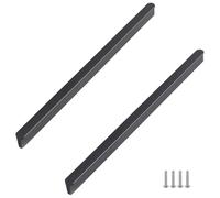 MJYDKBZ Poignée de Meuble Cuisine Moderne Gris, Lot de 2 Poignée Tiroir Alliage d'Aluminium | Anodisé, Poignee d'Armoire Entraxe: 96-1160mm Poignee Porte Poignées pour Placards Avec Vis 480mm/18.9in
