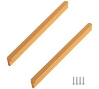 MJYDKBZ Poignée de Meuble Cuisine Or Moderne, Lot de 2 Poignée Tiroir Alliage d'Aluminium | Anodisé, Poignee d'Armoire Entraxe: 96-1160mm Poignee Porte Poignées pour Placards Avec Vis 576mm/22.7in