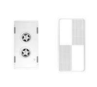 mjyyyds188 Installation facile Ventilateur d'extraction 2 en 1 for salle de bain, cuisine, éclairage, ventilateur plafond intégré, 30 × 60 cm