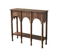 mjyyyds188 Table d'appoint Table Console Moderne du Milieu siècle, Table d'appoint décorative de 39 Pouces for entrée, Salon(Bruin)