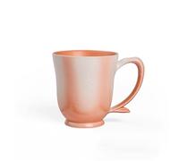 mjyyyds188 tasse à café de décoration Tasse à café en céramique couleur pêche douce, lot de 1, capacité 10,15 oz, offrir une petite amie ou copine