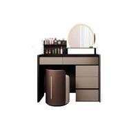 mjyyyds188 Vanité compacte Vanité de Maquillage Minimaliste Italienne avec Une Sensation Luxe for Petite Chambre à Coucher Grande capacité Gain de Place