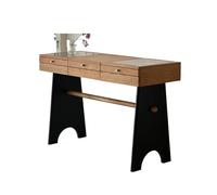 mjyyyds188 Vanité compacte Vanité de Maquillage Vintage en Bois Massif Style français avec Une Grande Armoire Rangement for Vos Essentiels beauté Gain de Place