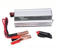 MJZYP 12V/24V DC à 220V Onduleur AC, Transformateur de Tension, Puissance de Pointe 1000W, pour Voiture, Caravane, Bateau, Camping, Voyage