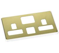 MK Dimensions 2 prises 13 A USB DP double prise de terre, MHFP040SBRW