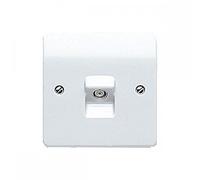 MK K3520WHI Prise co-Ax pour TV/FM