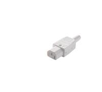 MK Martin Kaiser C13 Appliance Plug Earthing Contact Arctic White - 794/kws [25 Pieces]