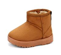 MK MATT KEELY Bébé Hiver Chaussures Bambin Garçon Fille Bottes de Neige,Kaki,EU24(CN26)
