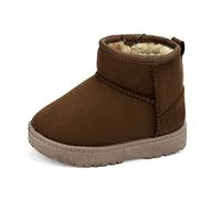 MK MATT KEELY Bébé Hiver Chaussures Bambin Garçon Fille Bottes de Neige,Marron,EU21(CN23)