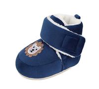 MK MATT KEELY Bottes de Neige Bébé Garçon Fille Unisexe Pantoufles de Semelle Souple Hiver Chaud,Marine,0-6 Mois
