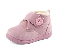 MK MATT KEELY Bottes d'hiver pour Bébé Garçon Fille Chaussures Premier Pas Chaudes Antidérapantes,Rose,223/23.5 EU