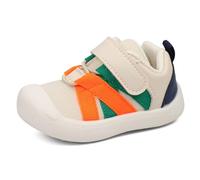 MK MATT KEELY Chaussure Bébé Fille Garçon Premier Pas 3-24M Bébé Marche Enfants Non-Slip Mesh Respirant Léger Baskets à Enfiler,Beige2,19 EU